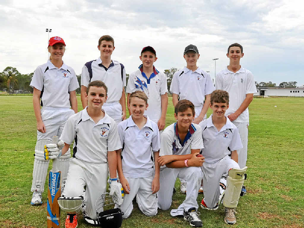 Warwick cricketers (front, from left) Joe Gordon, Mitchell Hay, Jacob Gross, Luke Radford, (back) Lily Maw, Tom Bourke, Mitchell Bourke, Cahal Davis and Will Gordon are some of the Warwick contingent in Darling Downs and South West Queensland teams. Warwick cricketers (front, from left) Joe Gordon, Mitchell Hay, Jacob Gross, Luke Radford, (back) Lily Maw, Tom Bourke, Mitchell Bourke, Cahal Davis and Will Gordon are some of the Warwick contingent in Darling Downs and South West Queensland teams.